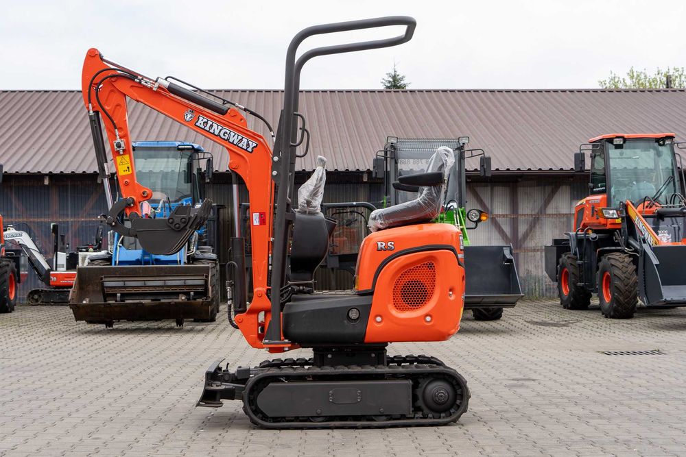 Minikoparka Kingway VIP10rs rozsuwane gąsienice TRANSPORT GRATIS