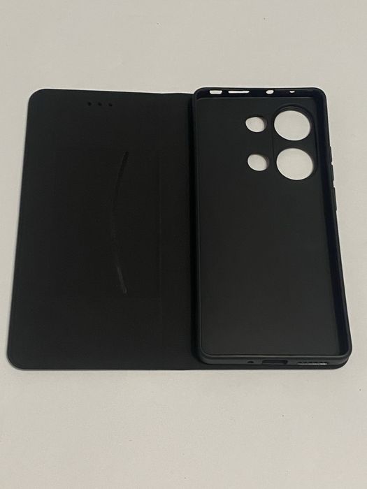 Чехол Xiaomi Redmi Note 14S / Note 13 Pro 4G Кожа Книга на магните