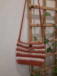 12 Mala/Saco Crochê Artesanal, feito à mão.