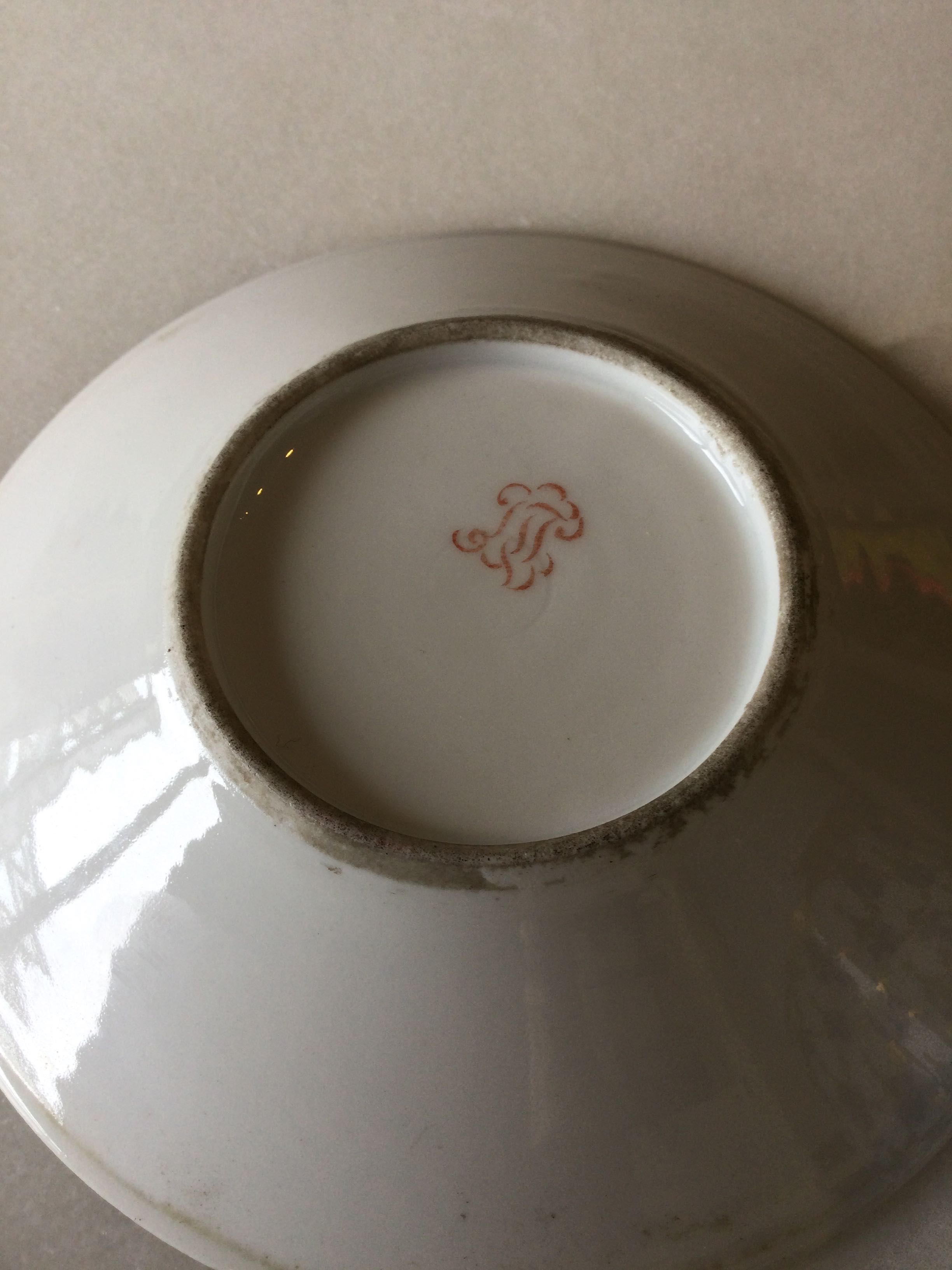 Copo Cacau Porcelana Sèvres Pasta de vidro Ouro P à mão séc XIX 12,5cm