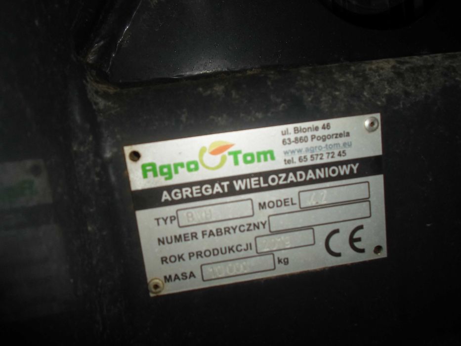 Agregat BWH Agro Tom 4,2 m wielozadaniowy