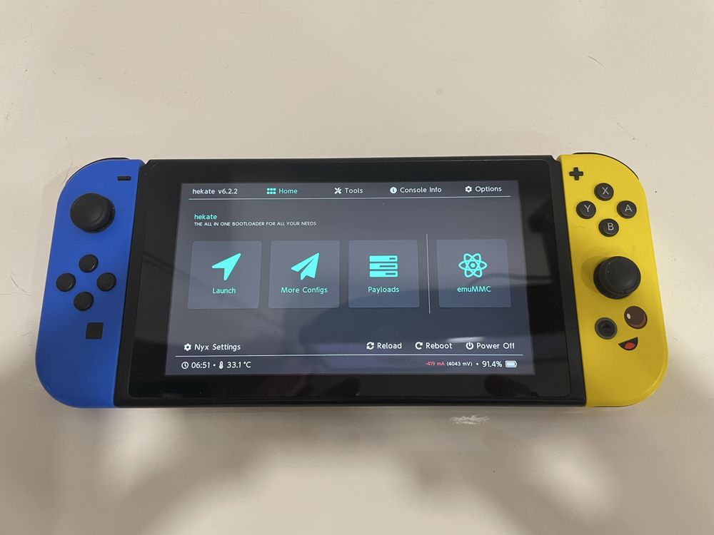 Consola Nintendo Switch Desbloqueada Picofly Modchip