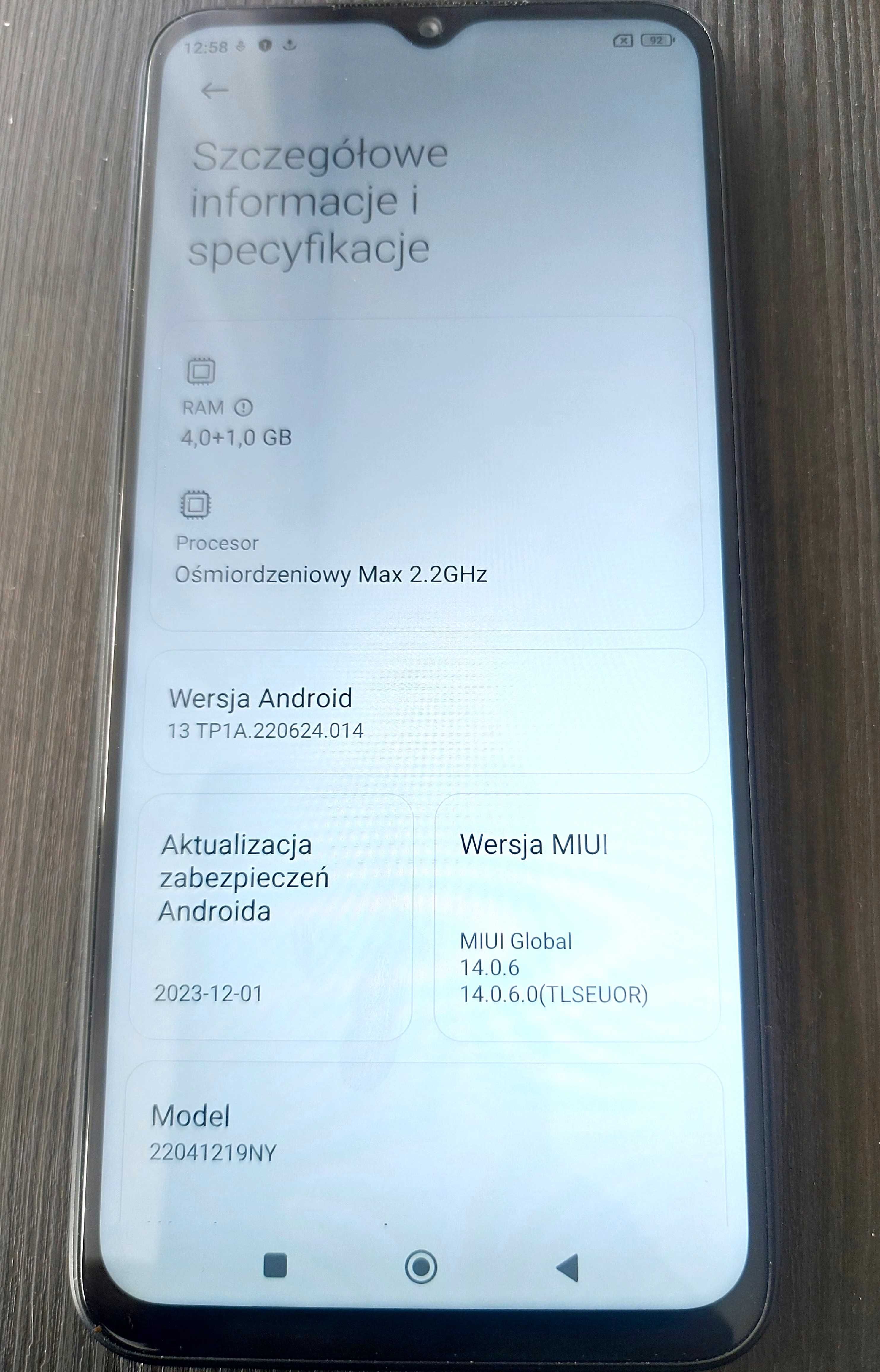 Telefon Smartfon Xiaomi Redmi 10 5G 4/64GB DualSim jak Nowy