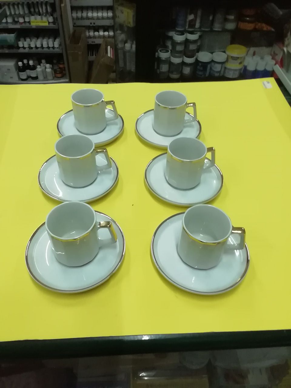 Conjunto de chávenas café FST, novas