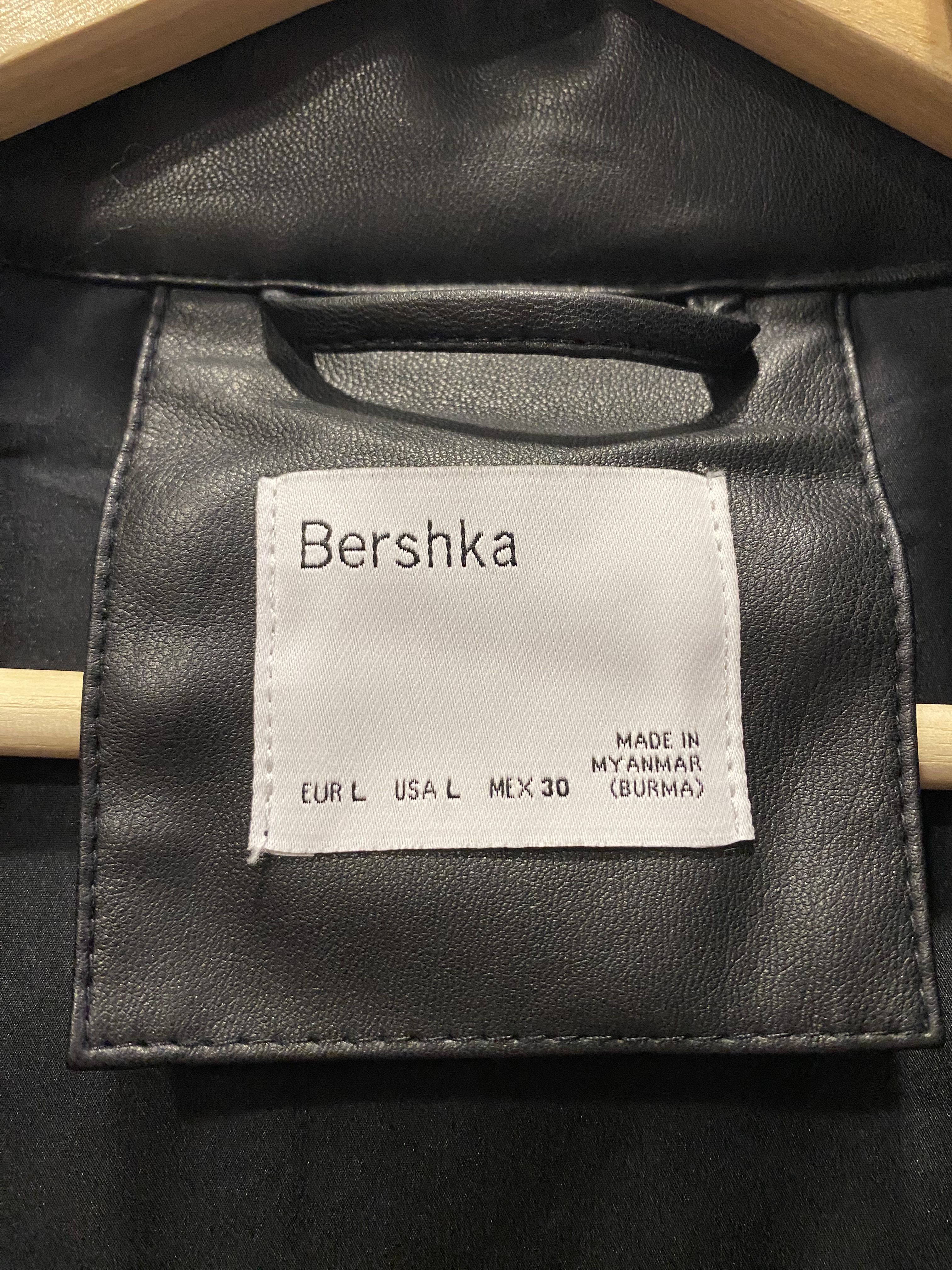 Colete de napa L, Bershka