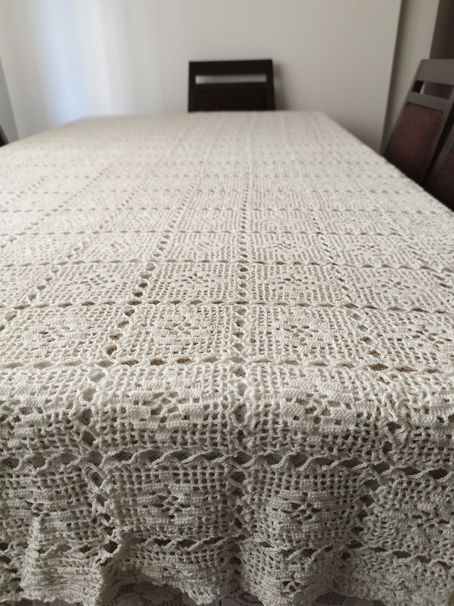Toalha para mesa em crochê