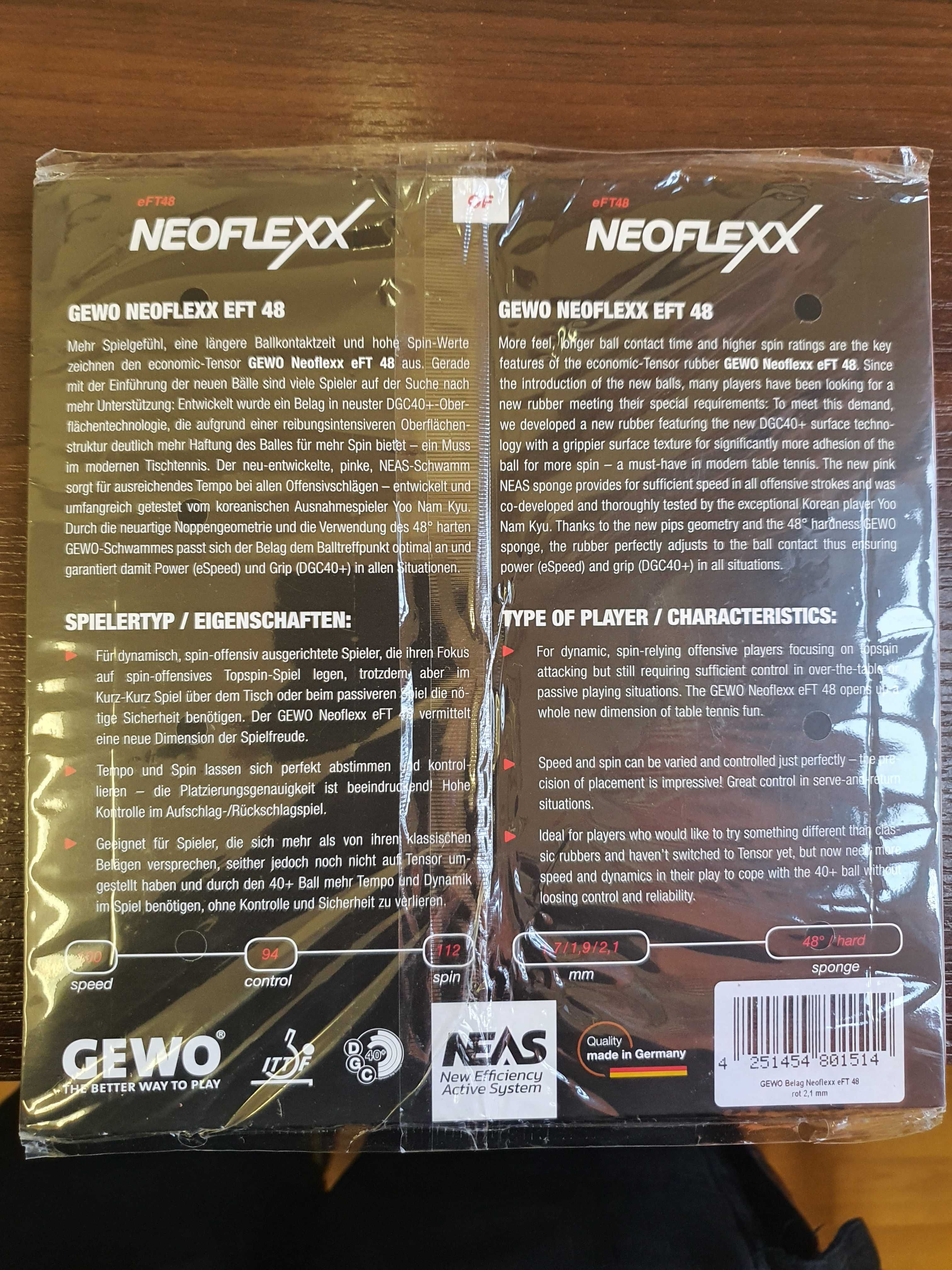 Okładzina guma Gewo Neoflexx eFT48