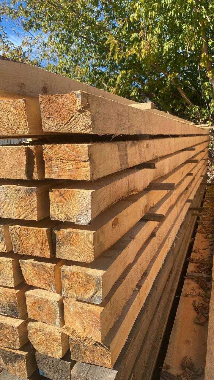 Брус сосна 50*200*4 або 6 метровий. Дошка обрізна для будівництва.