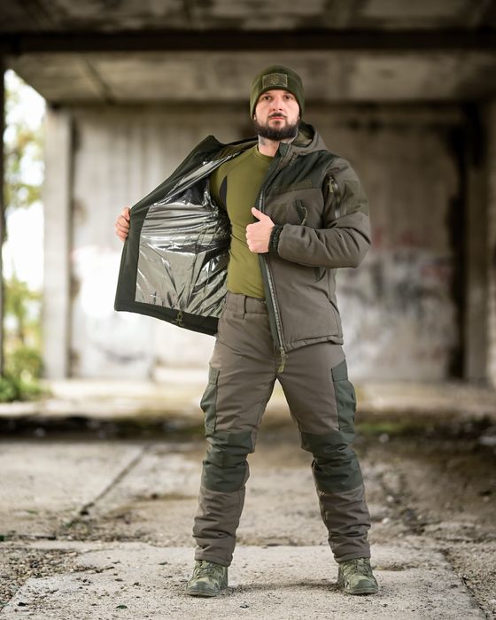 Зимовий тактичний костюм ГІРКА LUX OMNI-HEAT Водонепроникний