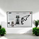 Рамка 80х50см + Minichamps F1 W05 1:18 3D Abu Dhabi №44 Lewis Hamilton