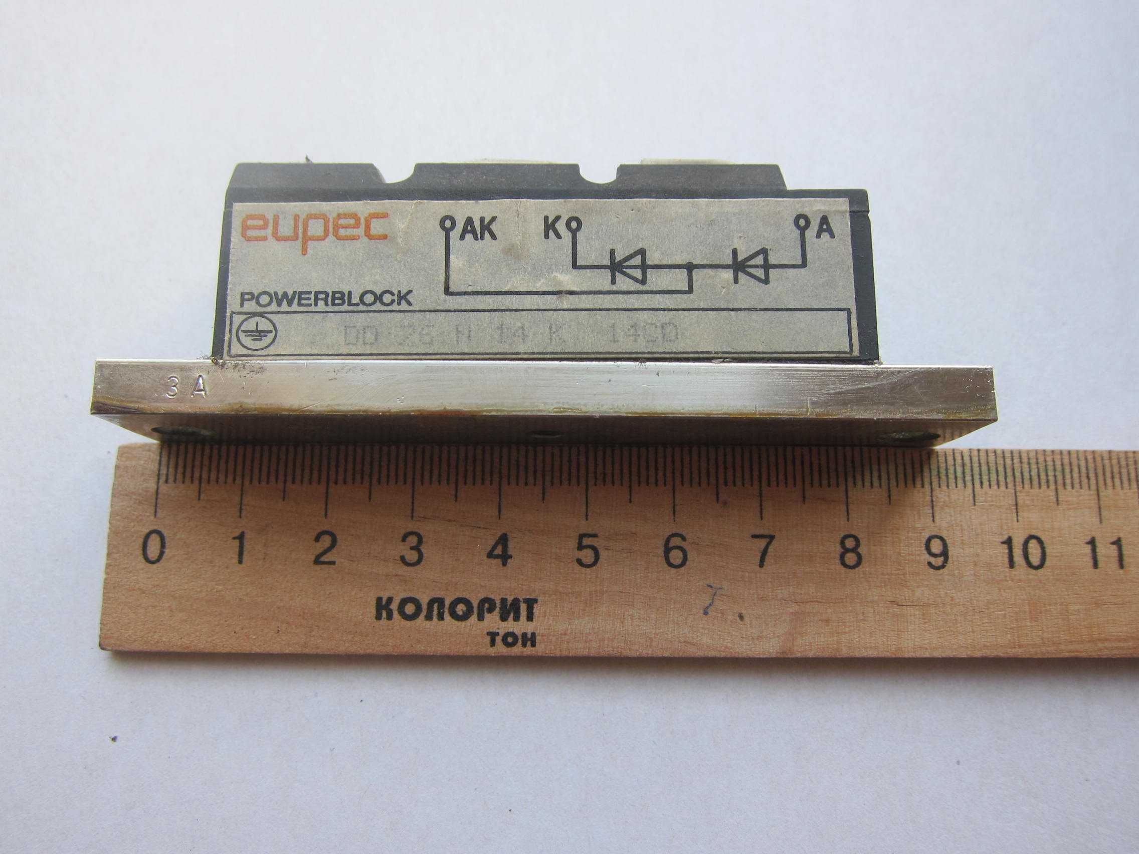Диодная сборка EUPEC DD76N14K14CD 76А 3шт на частотник инвертор 40кВт