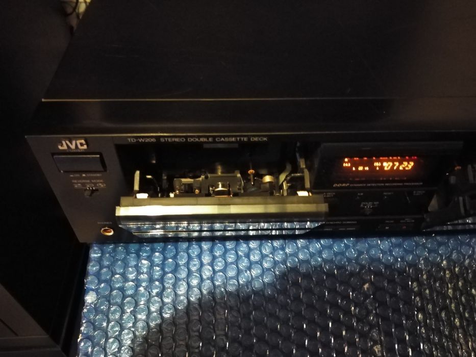 Deck duplo  de cassetes jvc autoreverse