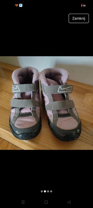 Buty jesienne dla dziewczynki