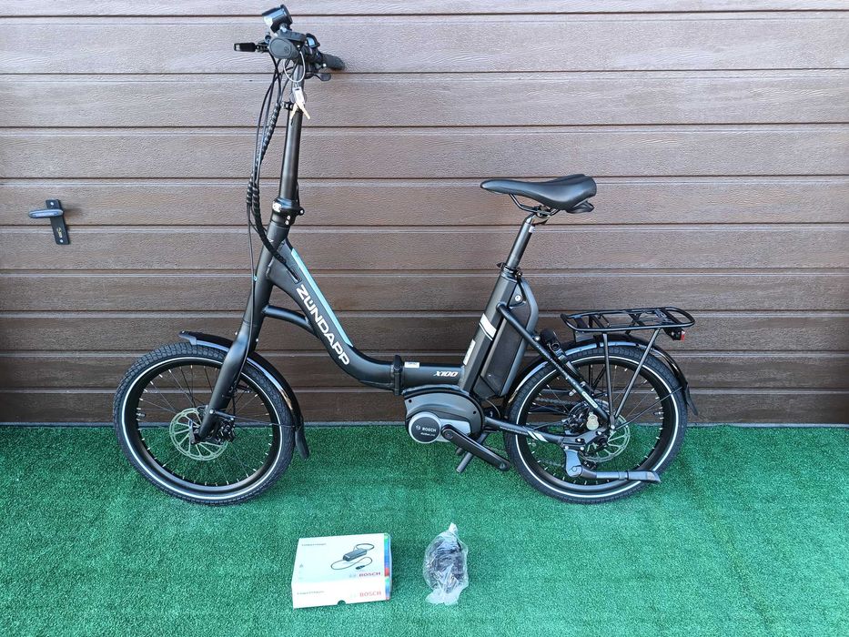 Rower Składak Elektryczny 20" Zundapp X100 Bosch 1x8 Shimano 2xT Nowy