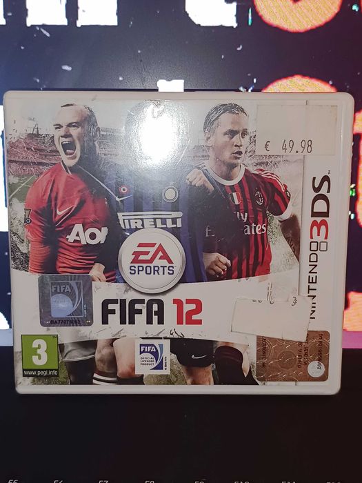 Jogos PES6 e FIFA12 para Nintendo DS