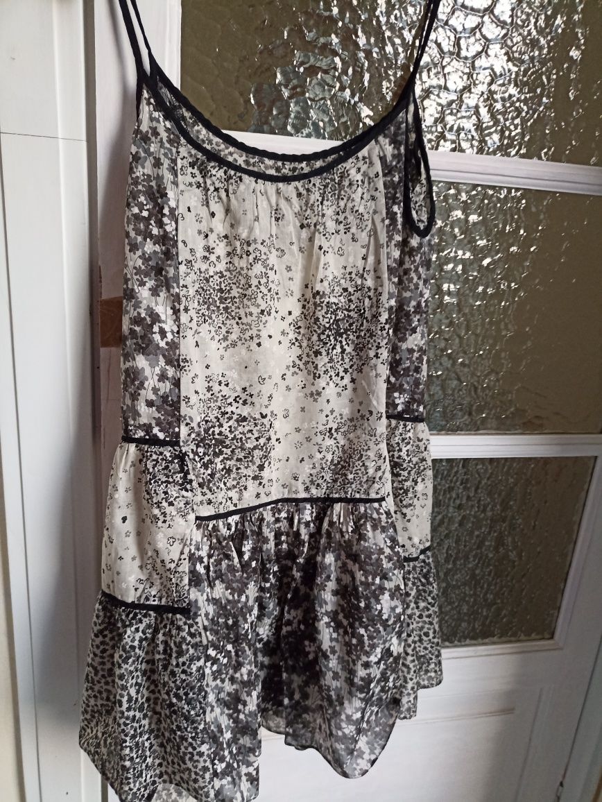 Vestido algodão de verão zara