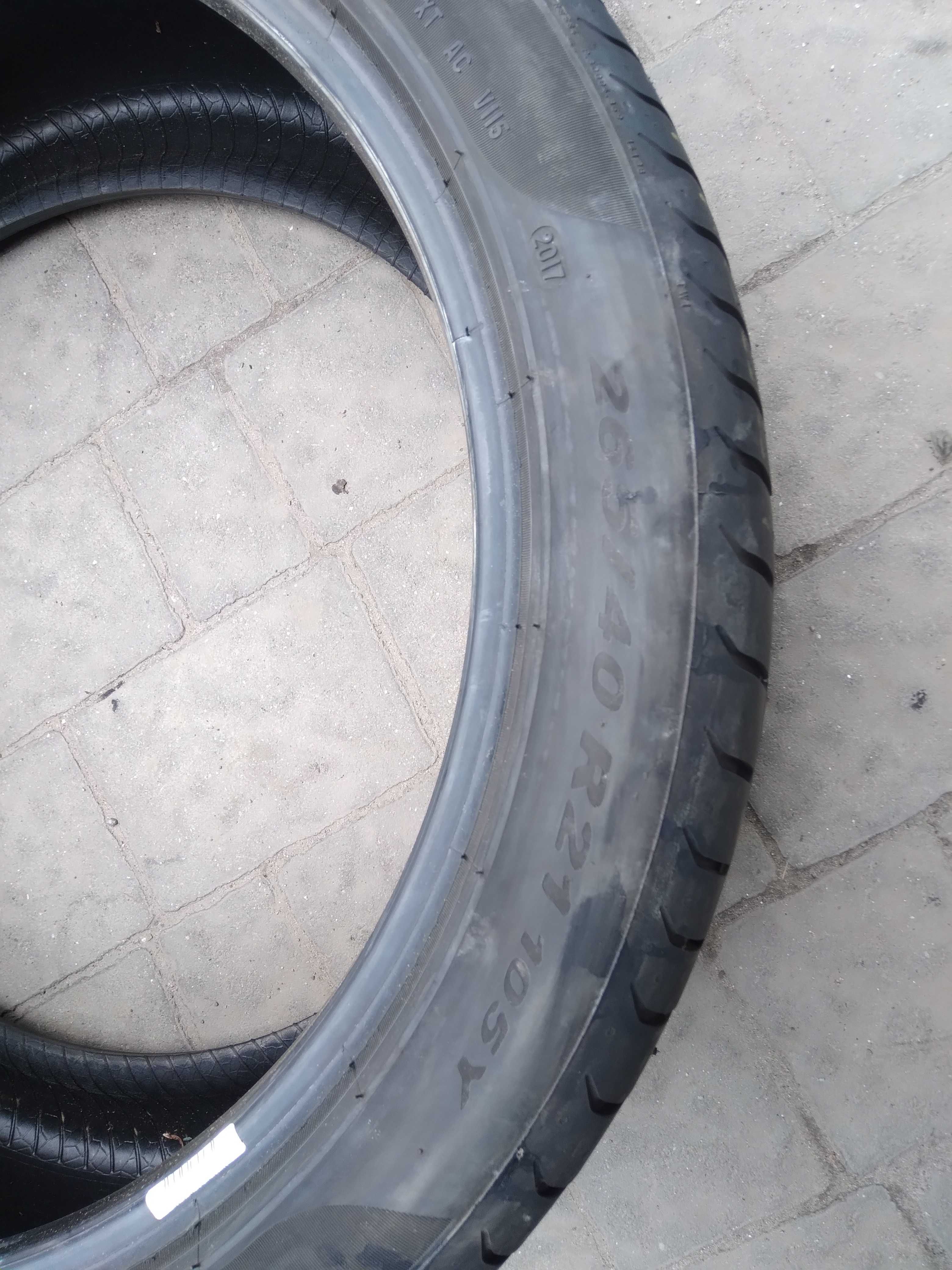 Шини фірми Pirelli 265*40R21