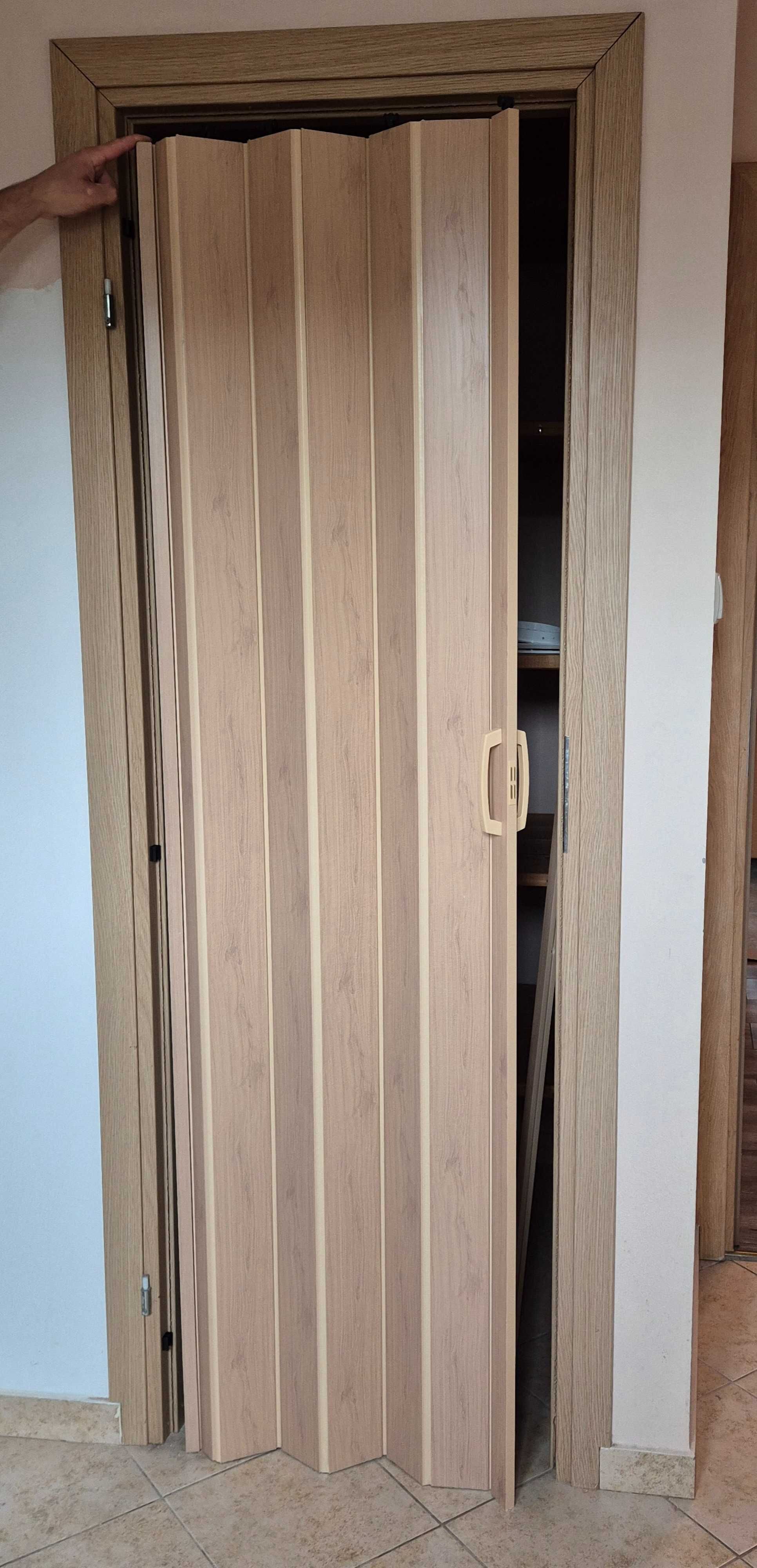 Drzwi harmonijkowe 60x 195
