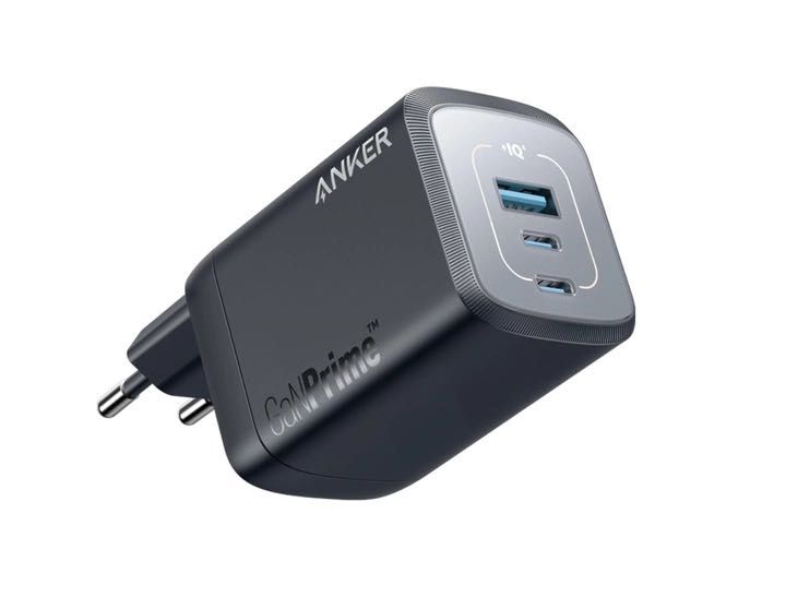 Зарядний пристрій Anker 100w Gan Prime. Складна вилка. 3 порти. Новий