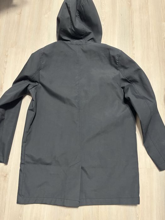 Довге водонепроникне пальто, пальто чоловіча з плащової тканини де,