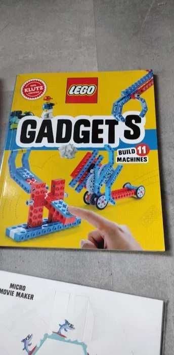 Stare zabawki Lego Technic traktor ciągnik i klocki Gadgeds książka