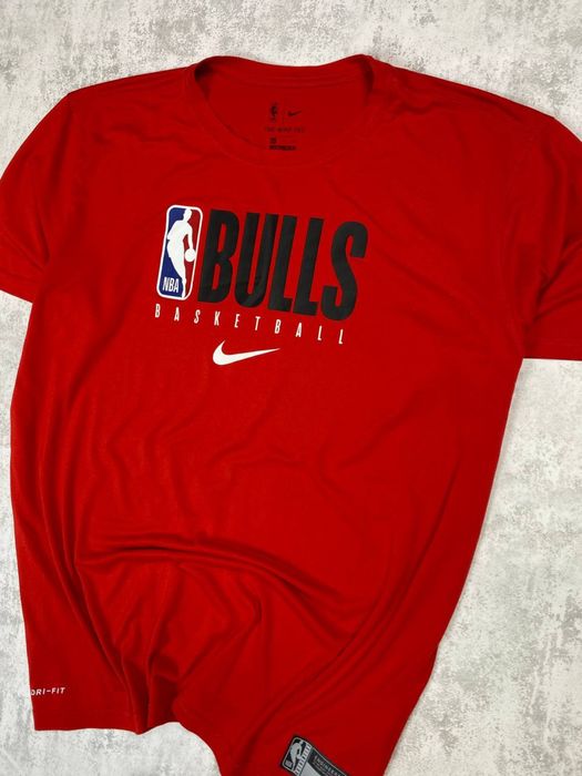 Червона чоловіча футболка Nike NBA Bulls Dri-FIT для баскетболу