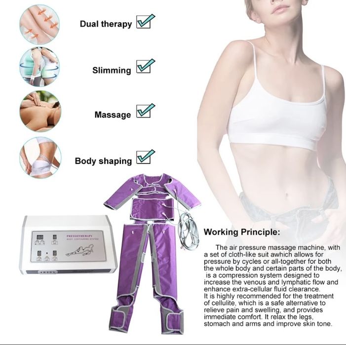 Presoterapia limfidrenaz cale cialo