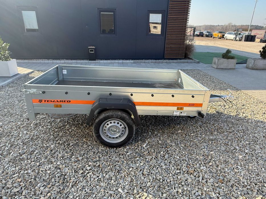 Temared ECO 2312 KIPP - uchylny dyszel, nowa przyczepka samochodowa