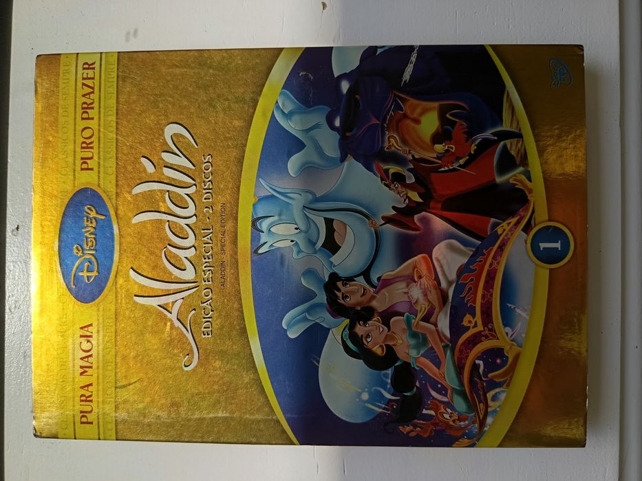 DVD Disney edição especial 2 DVDs Aladdin