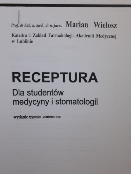 Receptura Wielosz dla studentów