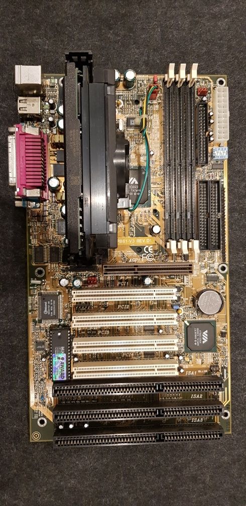 Motherboard + CPU Pentium III 450Mhz
