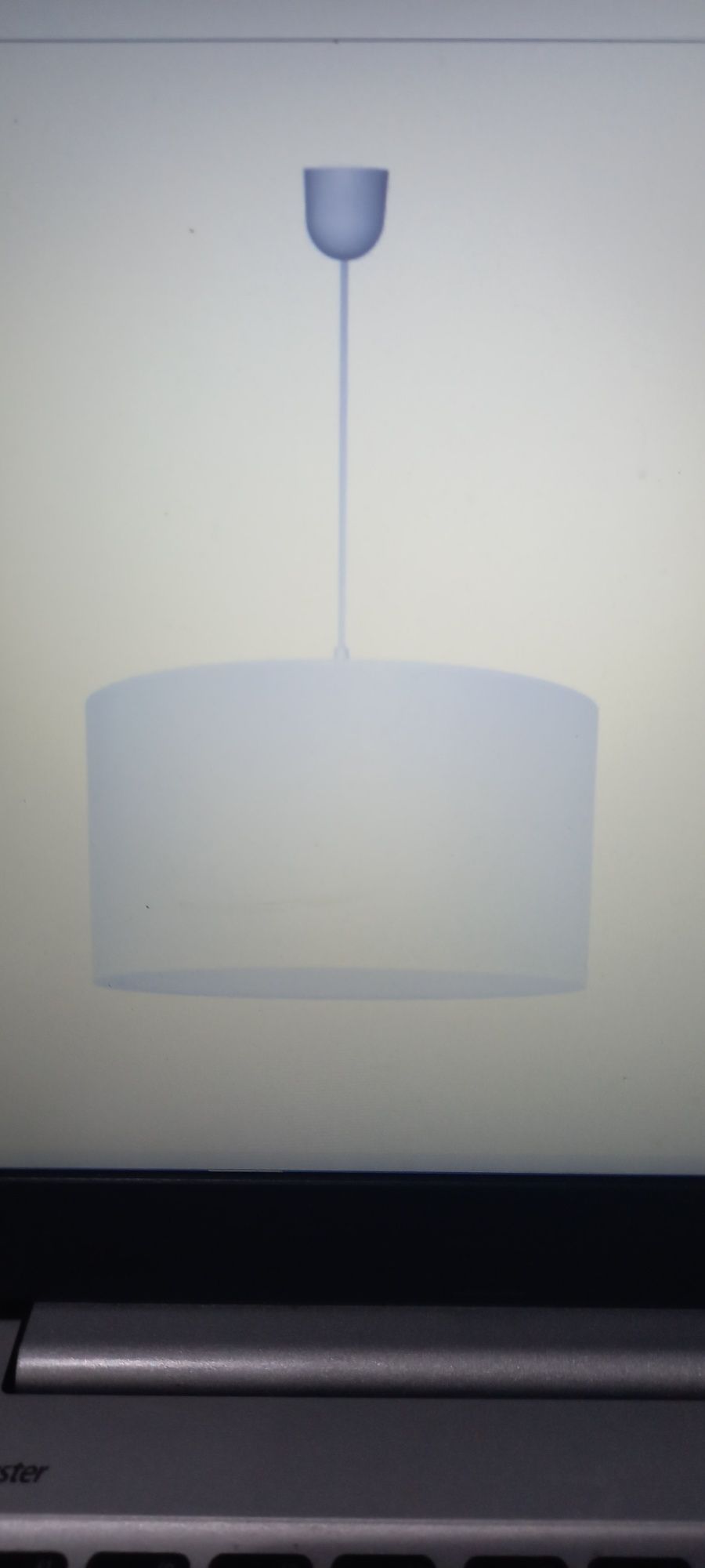 Lampa wisząca 1xE27 biała nowa ikea