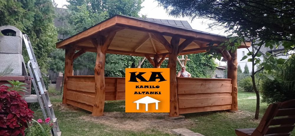 Altanka z bala Altana Altanki Altany Ogrodowa