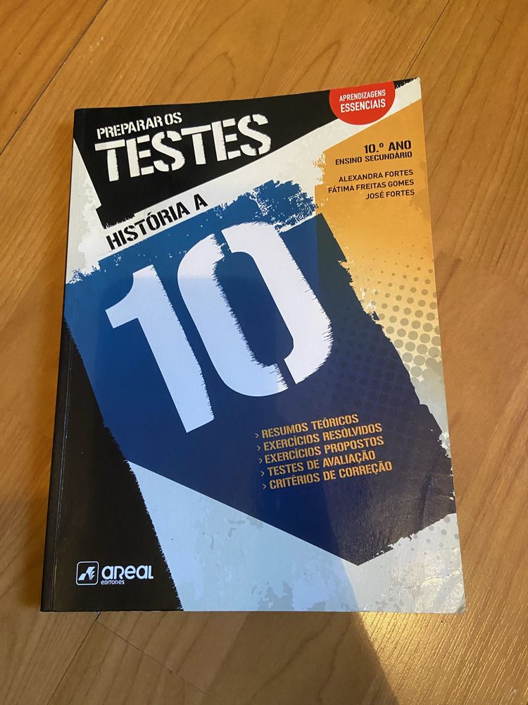 livros de apoio ao estudo e aos exames do secundário.