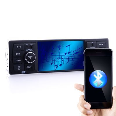 Radio 1Din 4.1" Usb Microsd Sd Bluetooth