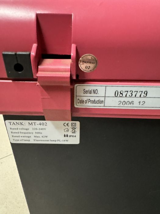 Nowe akwarium BOYU MT-402 morskie swiatlo chlodzenie