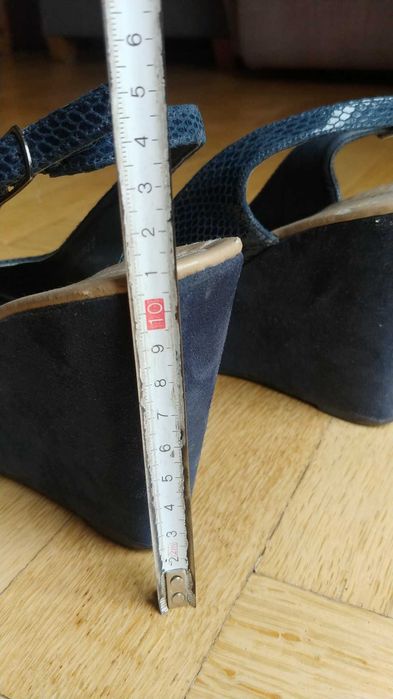 Buty sandały na koturnie Jenny Fairy roz. 37 wys. 10 cm.