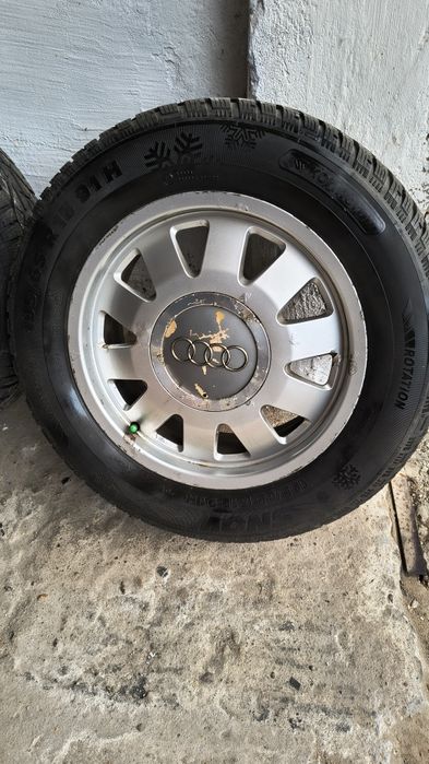 Opony zimowe 195/65 r15 + felgi audi VW seat skoda 5x112
