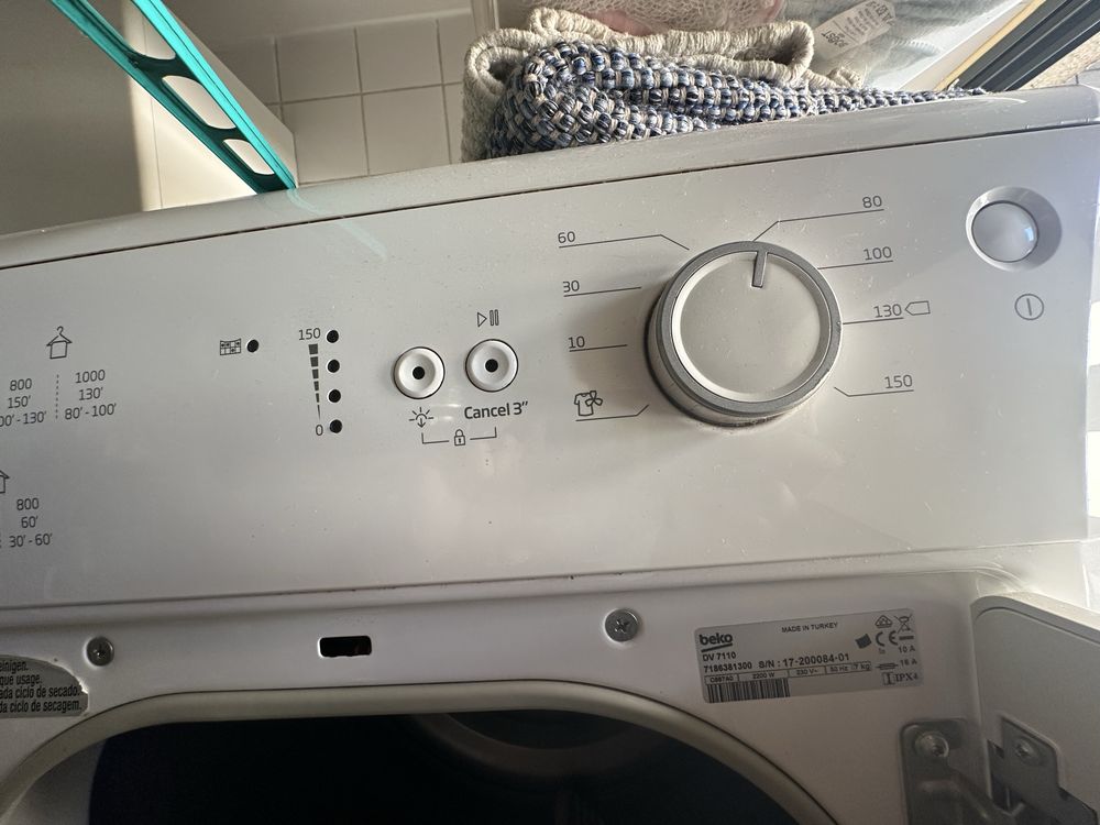 Maquina secar roupe Beko
