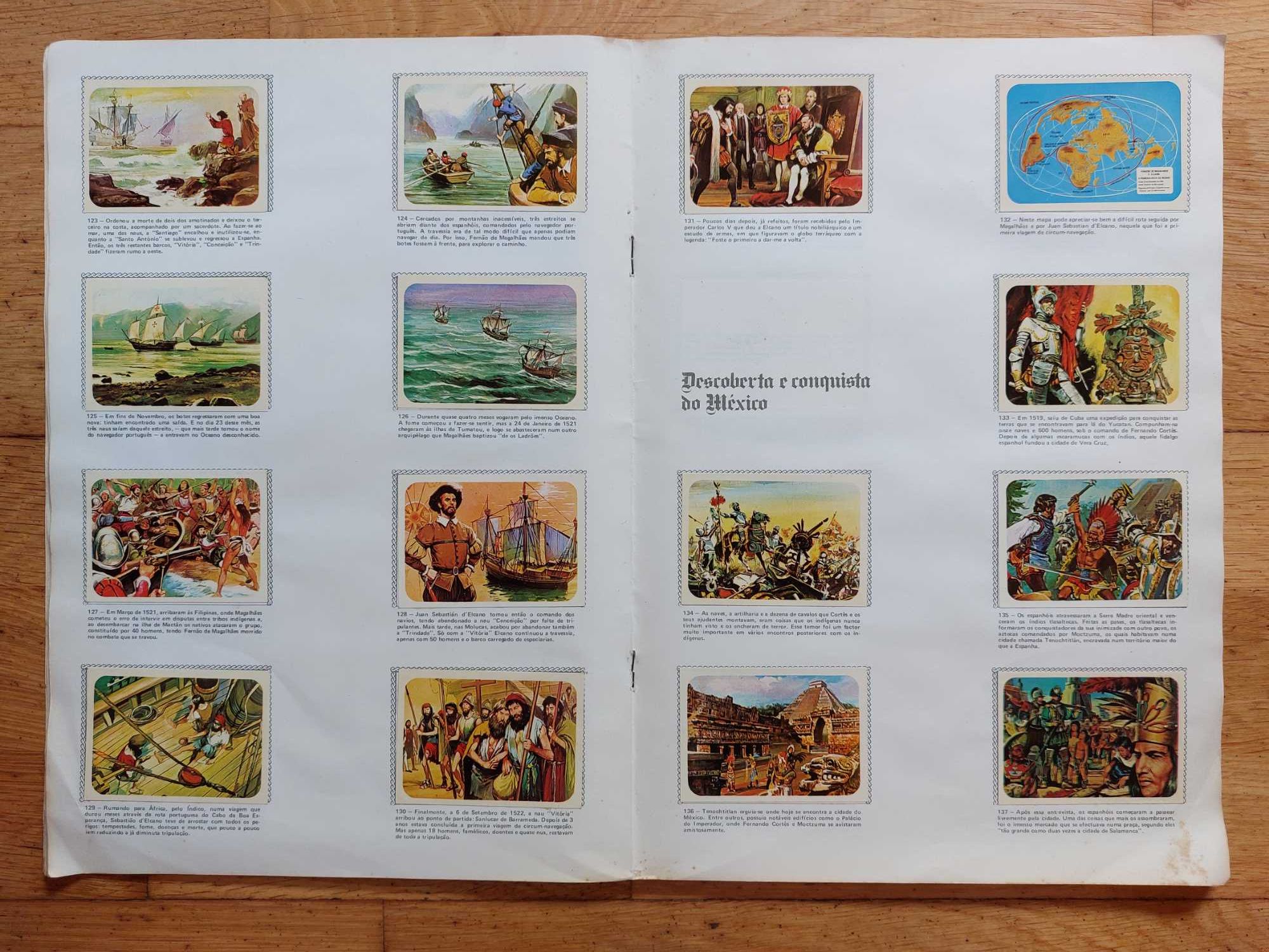 Caderneta de cromos As grande viagens à volta do mundo - Completa