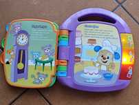 Książka z wierszykami fisher price + Misiowa rodzinka vtech