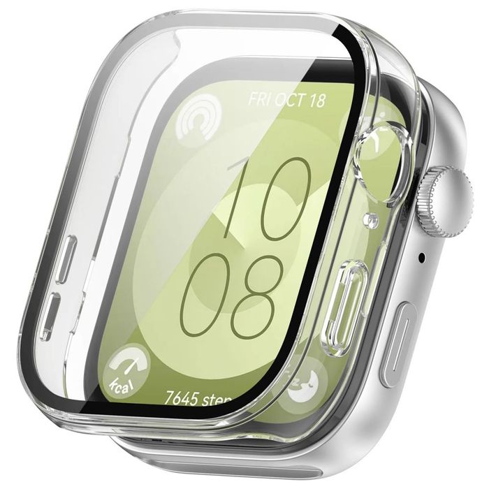 Etui Tech-Protect z Szkłem DO Huawei Watch Fit 3 Przezroczyste
