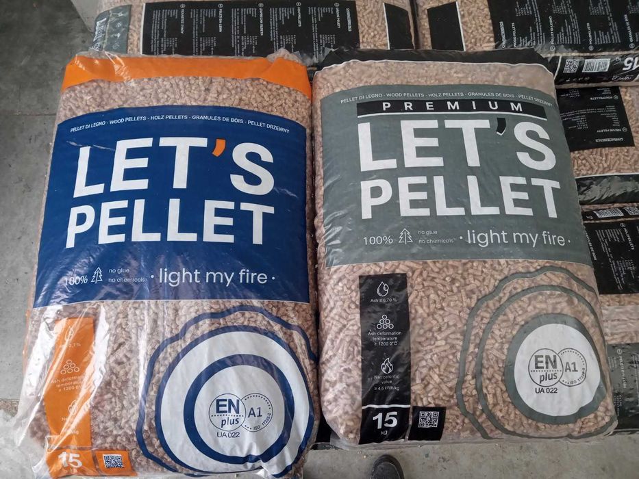 Let's Pellet PREMIUM! 18,32 MJ/kg!, powyżej. 1t transport GRATIS