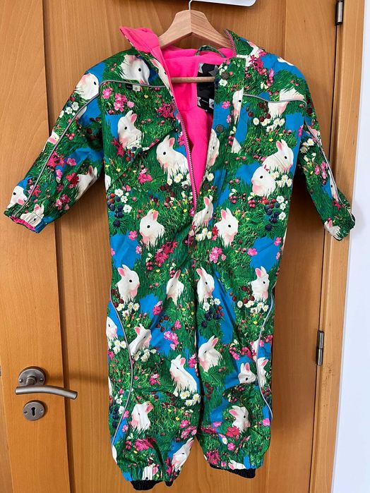 Macacão de neve MOLO Winter Bunny meninos/meninas - Tamanho 98 (3-5Y)