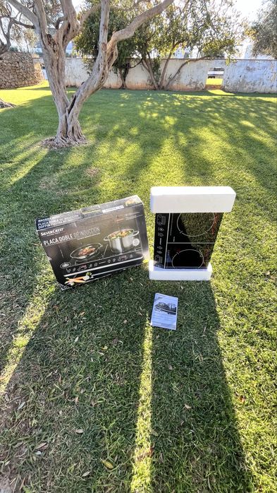 Placa de inducao dupla portatil