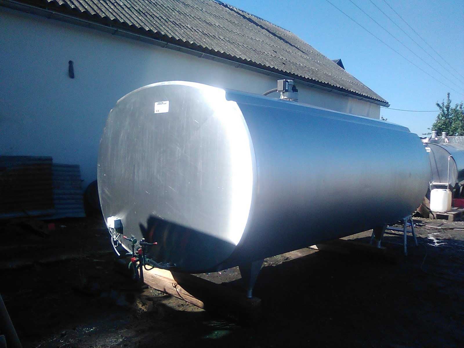 Schładzalnik, zbiornik do mleka na mleko Alfa Laval - Prominox 6200 l.