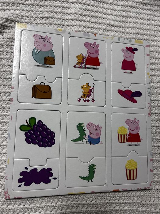 Zestaw puzzli i gier Swinka Peppa