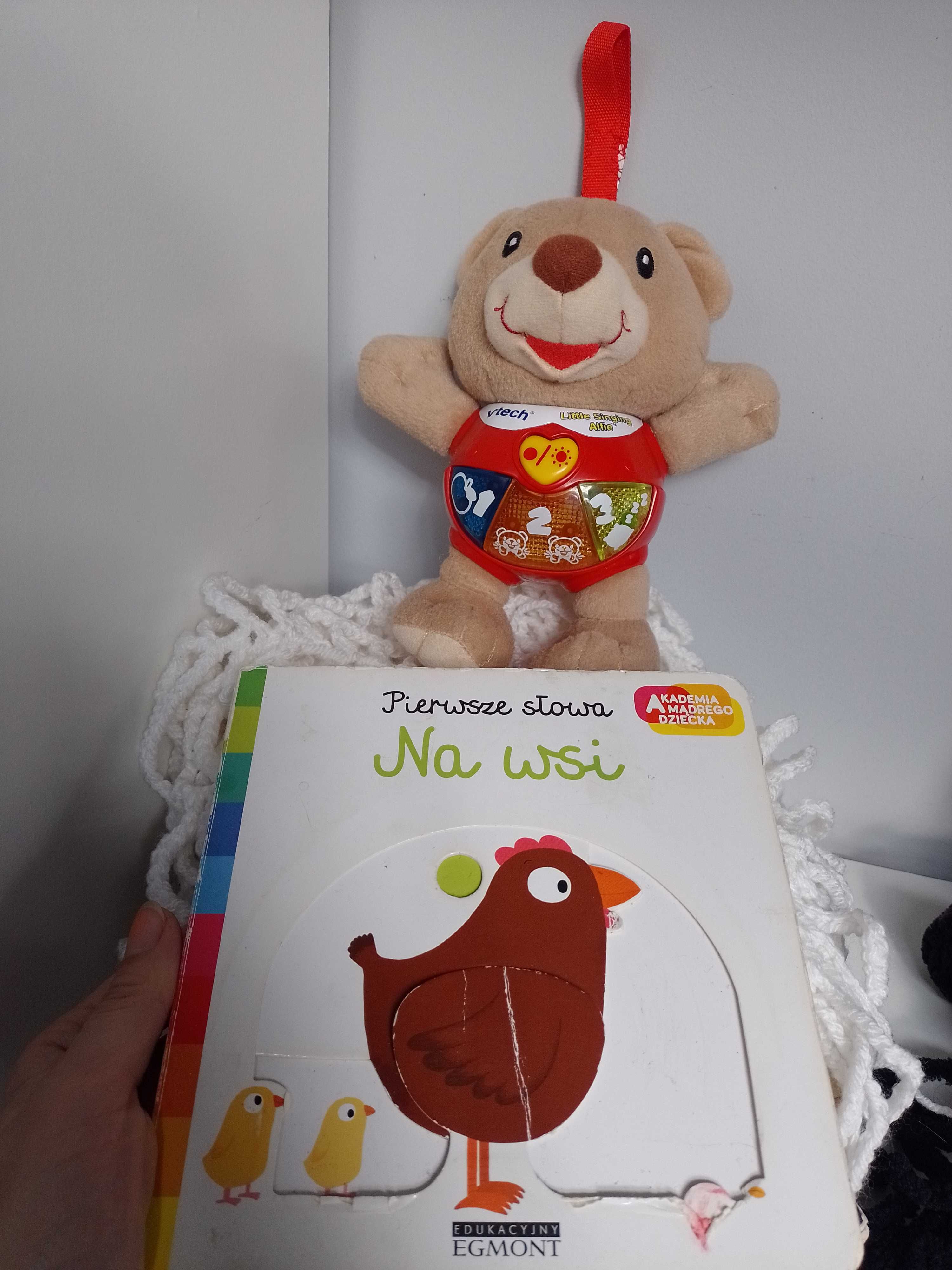 Miś Vtech śpiewający mówiący po angielsku 20 cm na baterie