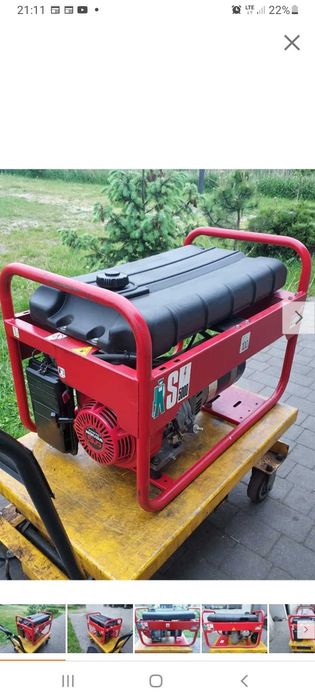 Agregat pradotwórczy Honda 3.5kw Wynajem