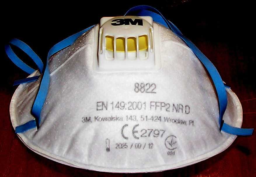 maska ochronna z zaworem 3 M FLOWTM FFP2 P2 8822